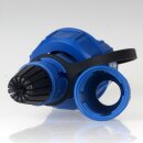 PCE Schutzkontaktstecker blau IP66/IP68 druckwasserdicht 16 A 250 V Typ 20051