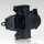 Unitec Gummi Schutzkontakt 3-Wege-Kupplung 16A 250V mit Klappdeckel IP44 schwarz 44220L