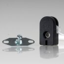 Einbau-Zugschalter 1-polig EIN/AUS 2A/250V AC für Lampen – 27×15×12mm mit Befestigungsplatte