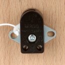 Einbau-Zugschalter 1-polig EIN/AUS 2A/250V AC für Lampen – 27×15×12mm mit Befestigungsplatte