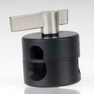 Ersatz-Scheibengelenk Kunststoff schwarz 10mm/13mm für Gelenkarm-Stehlampen der 70er Jahre