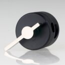 Ersatz-Scheibengelenk Kunststoff schwarz 10mm/13mm für Gelenkarm-Stehlampen der 70er Jahre