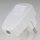 Unitec Schutzkontakt-Winkelstecker weiß mit unbeleuchtetem Schalter 10A/250V AC 2-polig 40554L