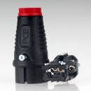 Unitec PCE Gummi-Schutzkontakt-Stecker schwarz 16A/250V AC IP54 Taurus 2 – 40549L