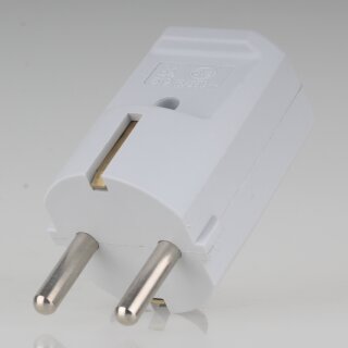 Unitec Schutzkontakt-Stecker grau 16 A/250V AC mit Schraubklemmen 40547L