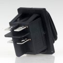 Einbau-Wippschalter schwarz 2-polig EIN/AUS 30×22 mm 16A 250V AC IP65