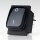 Einbau-Wippschalter schwarz 2-polig EIN/AUS 30×22 mm 16A 250V AC IP65