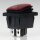 Einbau-Wippschalter rot beleuchtet 2-polig EIN/AUS 30×22 mm 16A 250V AC IP65