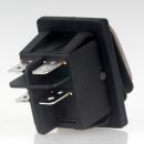 Einbau-Wippschalter transparent beleuchtet 2-polig EIN/AUS 30×22 mm 16A 250V AC IP65
