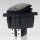 Einbau-Wippschalter transparent beleuchtet 2-polig EIN/AUS 30×22 mm 16A 250V AC IP65