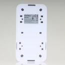 Unitec Aus-/Wechselschalter mit Schutzkontakt-Steckdose Aufputz Alpinweiß 16A / 250V IP20 42016L