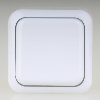 Unitec Aus-/Wechselschalter Aufputz Alpinweiß 10AX / 250V IP20 max. 100W 42010L
