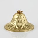 Lampen-Baldachin 90x45mm Metall Messing roh