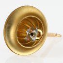 Lampen-Baldachin 99x55mm Metall Messing roh mit...