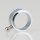Lampen Stellring 17x9mm für 13mm Pendelrohr mit Nietansatz Messing verchromt