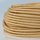 Textilkabel Stoffkabel gold 3-adrig 3x0,75 Zug-Pendelleitung S03RT-F 3G0,75 