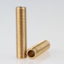 M8x1 Gewinderohr 35mm lang Messing für Lampen und...