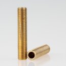 M8x1 Gewinderohr 40mm lang Messing für Lampen und...