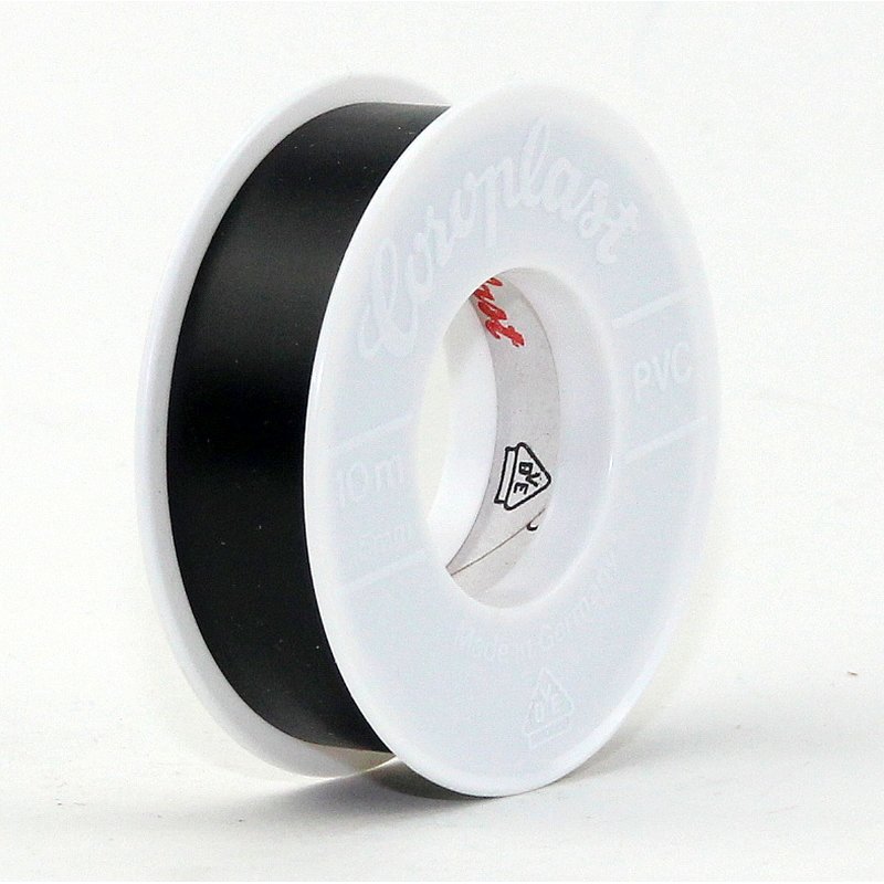 VDE-PVC-Isolierband schwarz Stärke=0,15mm Länge=10m Breite=15mm