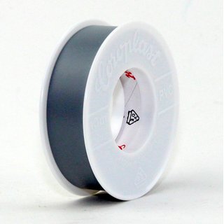 Coroplast PVC Elektro Isolierband grau Länge 10m Breite 15mm