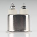 Heißgeräte Warmgeräte Einbaustecker Metall 2P+E Steckerstifte 6mm für alte Toaster Waffeleisen und Bügeleisen