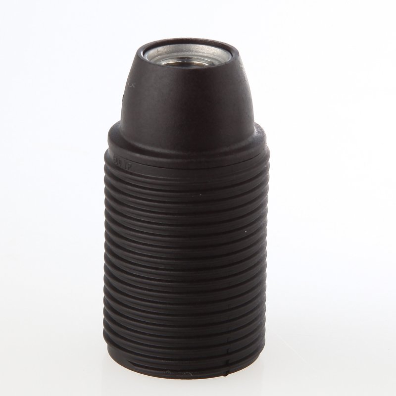 ISO Fassung E14 mit Gewindemantel 250V/2A schwarz weiß silber gold 