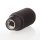 E14 Lampenfassung Thermoplast/Kunststoff schwarz mit Gewindemantel M10x1 IG
