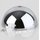 Lampen Baldachin 50x100mm Metall verchromt mit Zugentlaster Kunststoff transparent