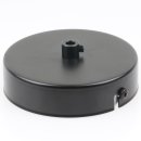 Lampen-Baldachin 100x25mm Metall schwarz für 1...