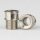 M10x1 AG auf M8x1 IG Reduzier-Nippel Kopfstück Gewinde-Adapter 12x15mm Messing vernickelt