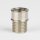 M10x1 AG auf M8x1 IG Reduzier-Nippel Kopfstück Gewinde-Adapter 12x15mm Messing vernickelt