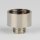 M10x1 AG auf M16x1 IG Reduzier-Nippel Kopfstück Gewinde-Adapter 15x16mm Messing vernickelt