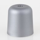 Lampen-Baldachin 65x65mm Kunststoff silber Zylinderform