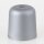Lampen-Baldachin 65x65mm Kunststoff silber Zylinderform