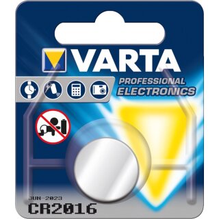CR2016 Varta Knopfzelle 3V Lithium Batterie 90 mAh (6016)