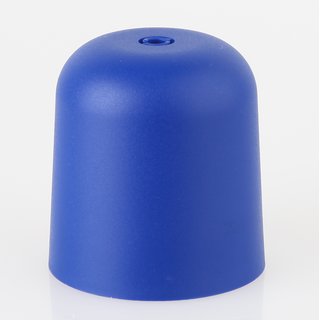 Lampen Baldachin 65x65mm Kunststoff blau Zylinderform