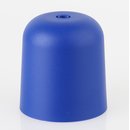 Lampen Baldachin 65x65mm Kunststoff blau Zylinderform