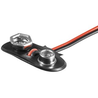Batterieclip Akkuclip für 9 Volt Block T-Form mit Anschlusskabel