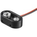 Batteriehalter Batterieclip Akkuclip für 9 Volt...