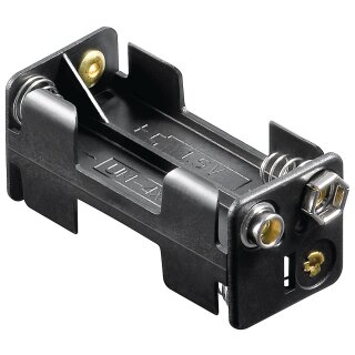 Batteriehalter Akkuhalter für 4x Microzelle (AAA) mit Druckknopfanschluss