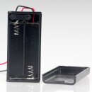 Batteriehalter Akkuhalter für 2x Mignonzelle (AA) Gehäuse mit Kabel und Schalter
