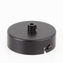 Lampen-Baldachin 80x25mm Metall schwarz für 1...