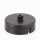 Lampen Metall Baldachin 80x25mm schwarz für 1 Lampenpendel mit Zugentlaster