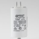 12uF 450V Anlaufkondensator Betriebskondensator Motorkondensator mit 6,3mm Flachstecker