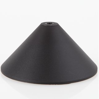 Lampen Leuchten Kunststoff Baldachin 118x57mm schwarz Pyramiden Form