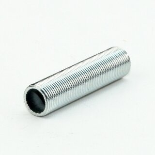 M13x1 Gewinderohr 50mm lang Metall/Eisen verzinkt für Lampen und Leuchtenbau