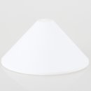 Lampen-Baldachin 118x57mm Kunststoff weiß Pyramiden Form