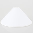 Lampen Leuchten Kunststoff Baldachin 118x57mm weiss Pyramiden Form
