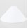 Lampen Leuchten Kunststoff Baldachin 118x57mm weiss Pyramiden Form