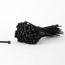 100 Kabelbinder schwarz 200 x 4,8 mm